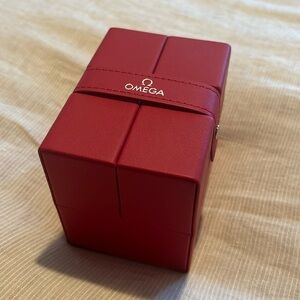 Omega Watch Box + spare parts from omega seamaster